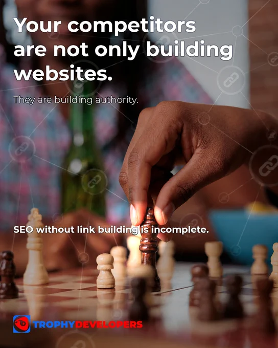 Your competitors are not only building websites.

They are building authority.

Quality backlinks help businesses reach more customers, improve rankings, build trust online, and grow organic traffic.

SEO without link building is incomplete.