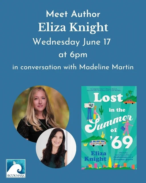 Meet Eliza Knight Wednesday June 17th at 6pm
in conversation with Madeline Martin