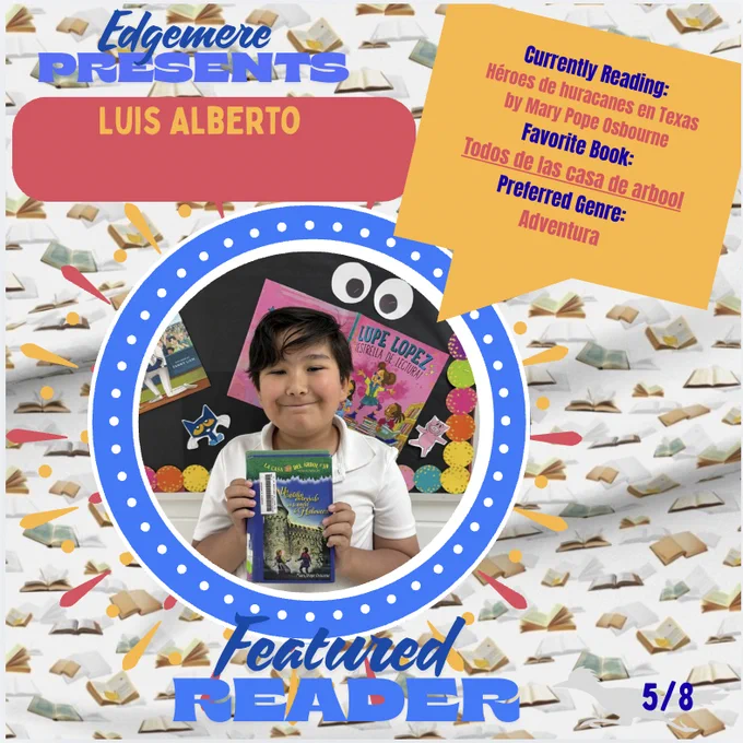 Featured reader - Luis