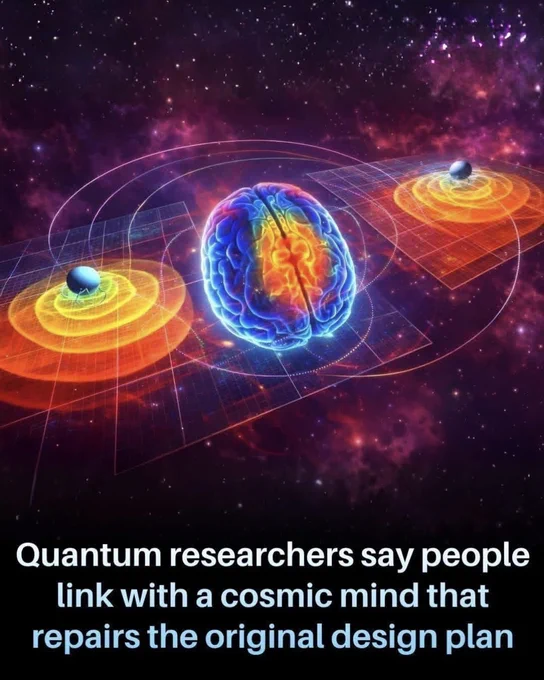 🚨 Scientists Believe the Human Mind May Connect to a Cosmic Intelligence 
Quantum researchers are exploring a shocking idea — that human consciousness could be linked to a larger universal mind. Some theories suggest the brain may access hidden information fields that influence healing, awareness, and balance.
While scientists still debate the evidence, the research is raising mysterious questions about whether the universe — and human consciousness — are deeply connected in ways we never imagined. 
Reference
Hameroff, S., & Penrose, R. Consciousness in the universe: A review of the ‘Orch OR’ theory. Physics of Life Reviews