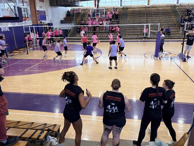 Sports Night Volleyball Game