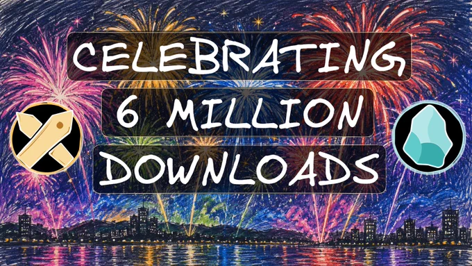 Thumbnail 6 Million Downloads