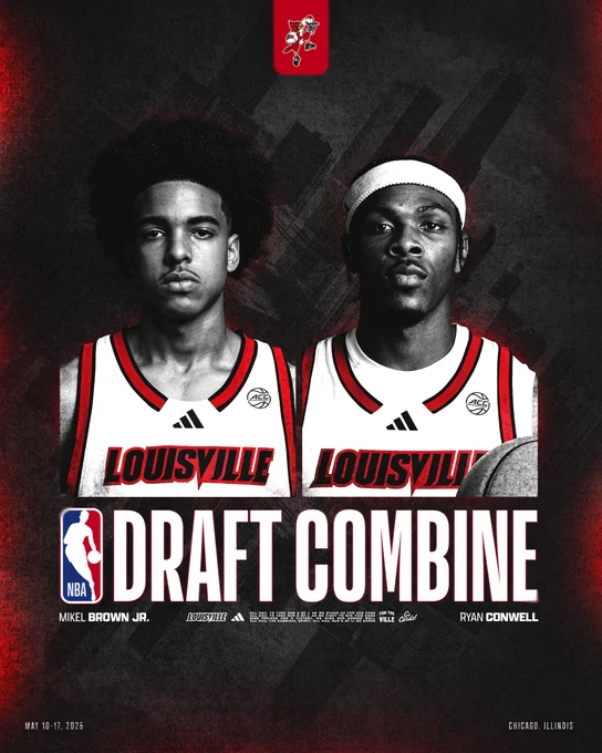 Graphic with Mikel Brown Jr. and Ryan Conwell - NBA Draft Combine