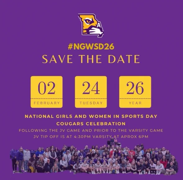 Flyer from Girls & Women in Sports Day, February 2026