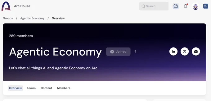 Agentic economy on Arc and circle .