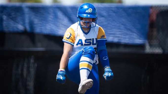 Rambelle Softball Semi-Final Game vs UT Tyler, Belles Win 3-1