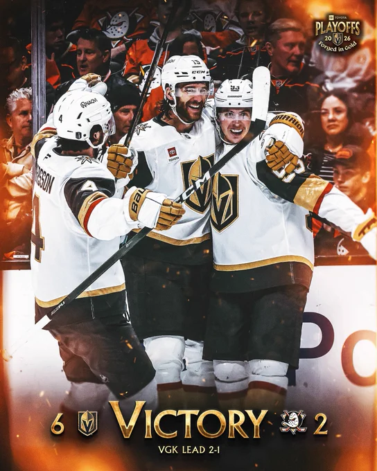 FINAL: VGK 6, ANA 2