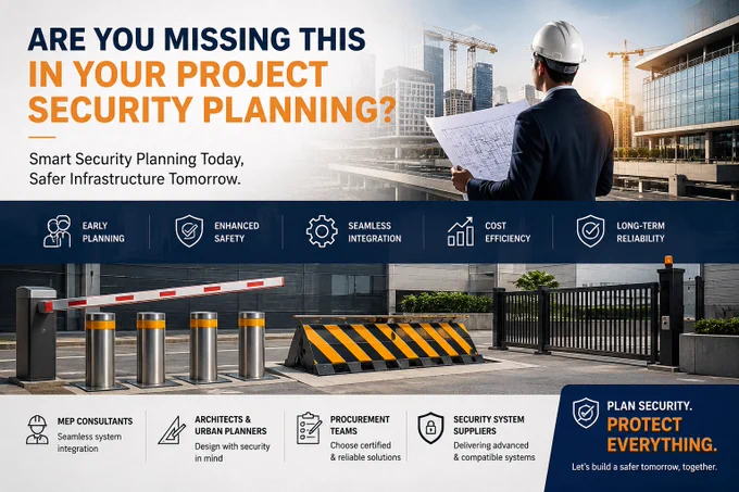 Are you planning security or just installing it? 🔍

Early-stage security integration can reduce risks, improve traffic control, and strengthen infrastructure protection.

Read our latest blog:
https://secure-india.com/blogs/project-security-planning.html

#SecurityPlanning #PerimeterSecurity #AccessControl