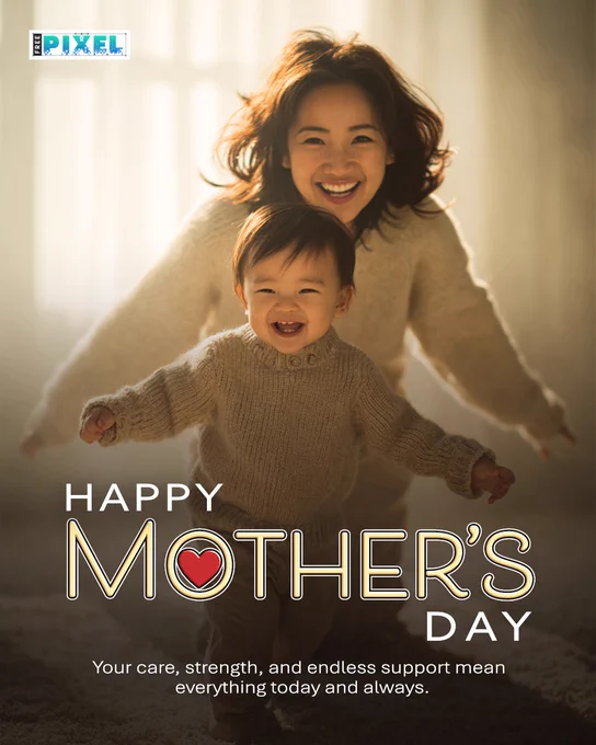 Mother smiling while playing with her happy child in a warm cozy home setting for Mother’s Day celebration.