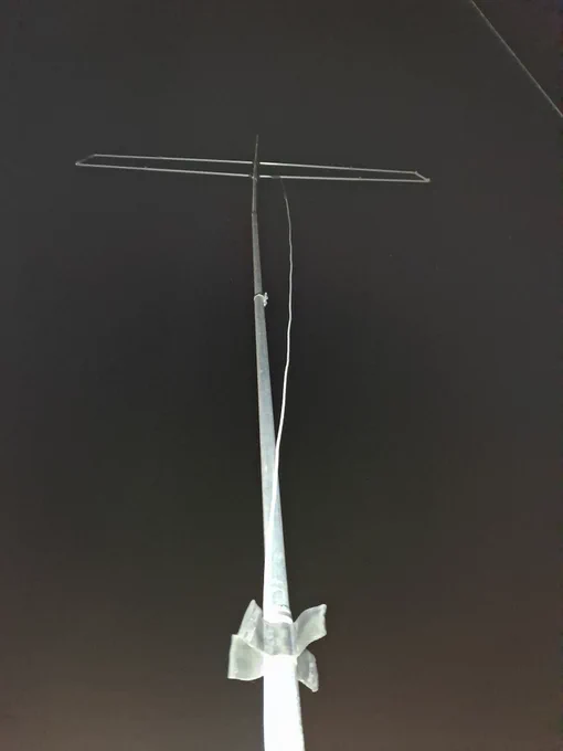 My antenna by night (real pic) 