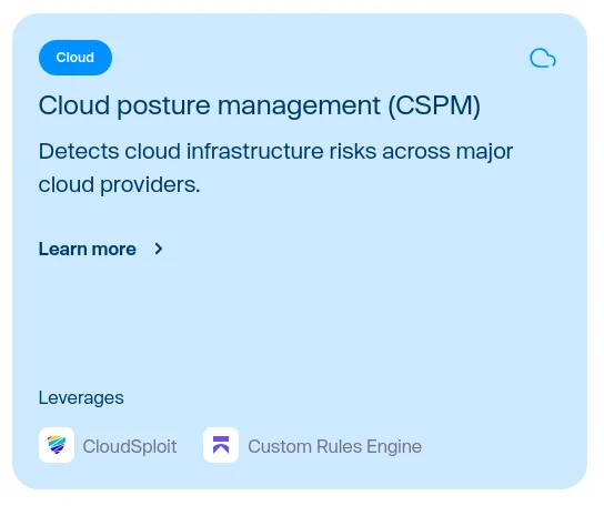 Screenshot of old Aikido website crediting CloudSploit for CSPM