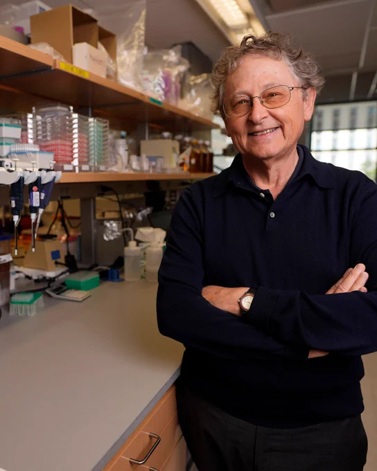 HHMI Investigator Michel Nussenweig in the lab