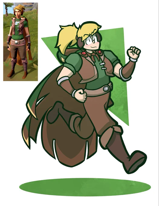 My RuneScape character wearing her maxcape outfit with the new default outfit clothes from the avatar rework beta in RuneScape main game