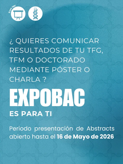 Abrimos el periodo de presentación de abstracts para quienes quieran comunicar su investigación en formato póster o charla durante el BAC Barcelona 2026 ✨

Una oportunidad para dar visibilidad a tu trabajo, practicar comunicación científica y conectar con otros estudiantes e investigadores del sector 🔬🌍

📅 Periodo de presentación de abstracts abierto hasta el 16 de mayo de 2026.