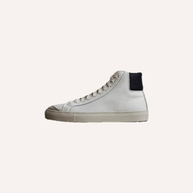 A picture of the James Court Sneaker Hi by Opieway, made in the USA footwear.