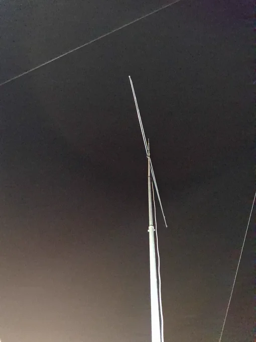 My antenna by night (real pic) 𝕏tenna