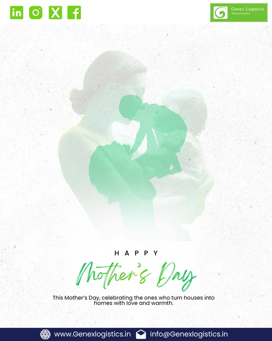 Home isn't a place. It's wherever Mom is.

She stores endless patience, picks and packs love into every moment, and delivers care without a single delay. The original fulfillment center we all grew up with.

This Mother's Day, Team Genex Logistics honors every mom who makes "home" the ultimate destination.
.
.
#HappyMothersDay #MomIsHome #GenexLogistics #3PL #FulfillmentWithLove