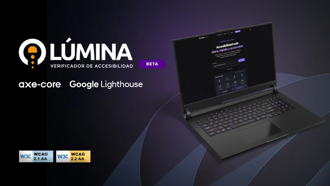 Imagen publicitaria del post: Lúmina supera las 700 auditorías y estrena un informe premium más accesible, visual y compatible con WCAG 2.2 y Lighthouse