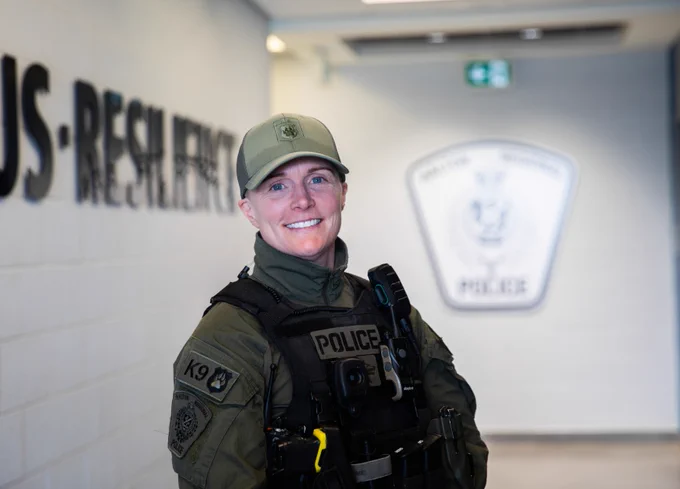 Erin Toth Constable with the Halton Regional Police Service