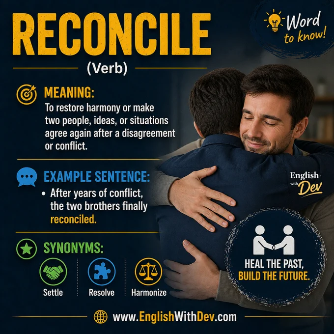 Reconcile