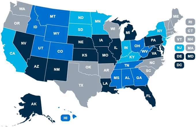 Sales rep map