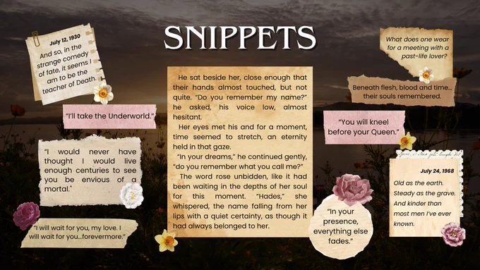 Snippets of the book.