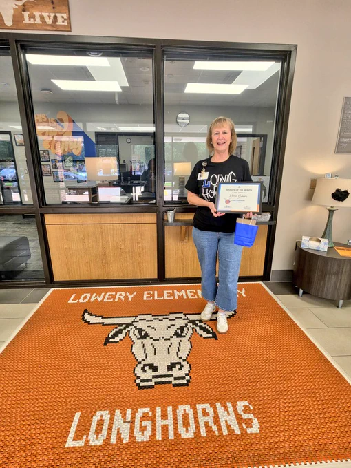 Karen Owens at Lowery Elementary 
