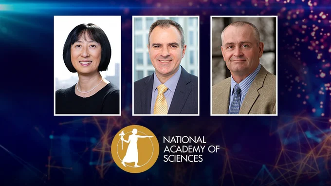 The image features three portraits above the logo and text for the National Academy of Sciences.