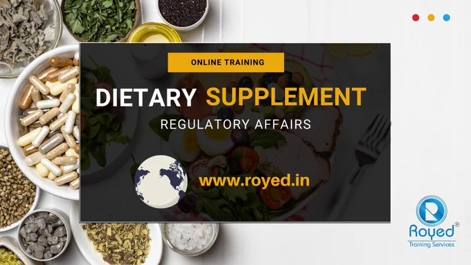 dietary supplement regulatory affairs course