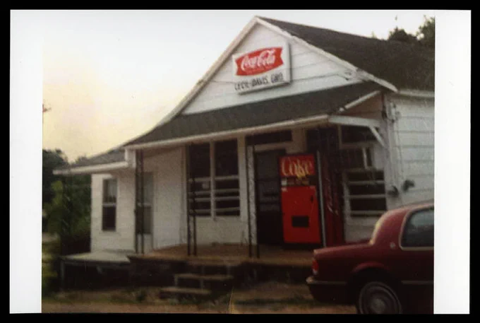 	
From the Tishomingo County Historical and Genealogical Society Photo Collection. This is a photograph of a grocery store owned by Cecil Davis in Dennis, Miss, in the early 1950s.  It was previously owned by Tex Selby.