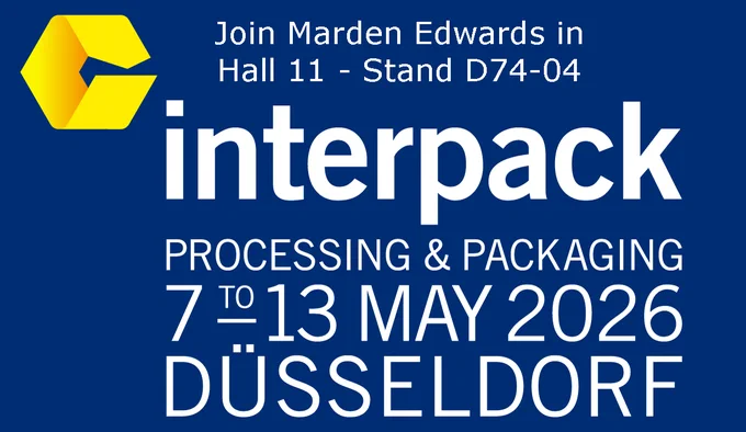 Marden Edwards exhibiting at Interpack 2026 from 7-13 May, 2026. You'll find us in Hall 11, Stand D74-04. 