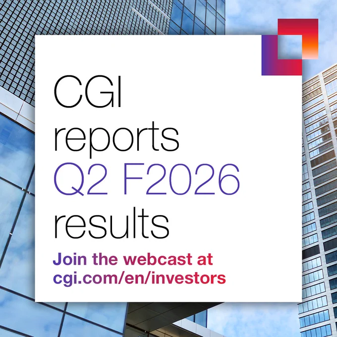 CGI reports second quarter Fiscal 2026 results. Read more in the press release. 