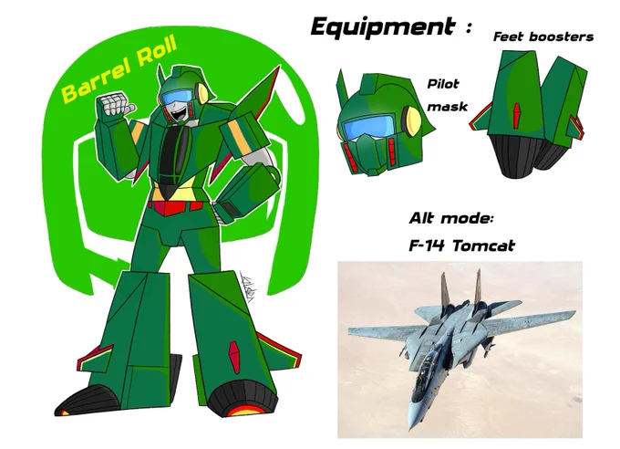 Yeahhh I wanted to genderbent Barrel Roll cuz I find her having potential of having a female frame