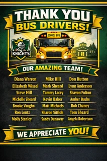 Thank You Bus Drivers!