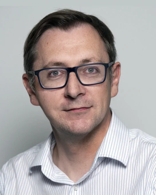 Portrait photo of Dr David Little, Medical Director, Education and Training, Clinical Radiology, at the Royal College of Radiologists