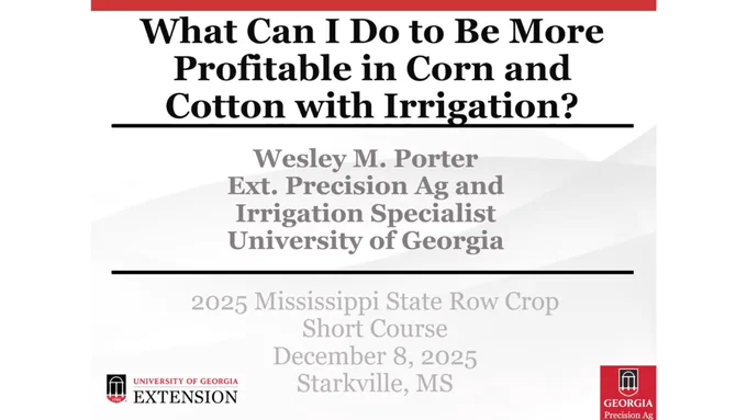 What Can I Do to Be More Profitable in Corn and Cotton with Irrigation?