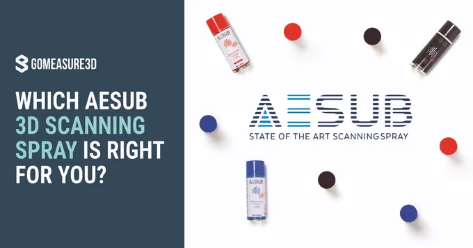 Which AESUB 3D scanning spray is right for you?