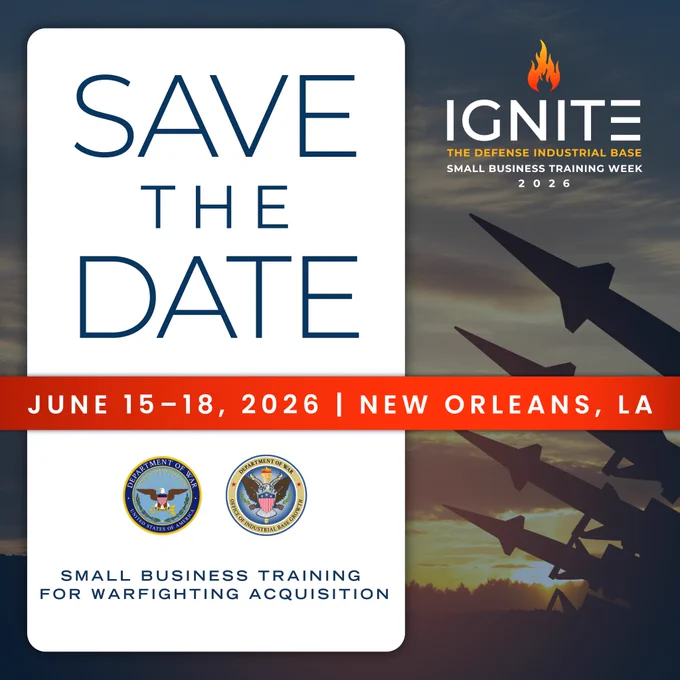 Our signature workforce training event brings together the acquisition workforce, APEX Accelerators, and small business professionals to strengthen a more agile, responsive, and warfighter-focused acquisition system. SBTW26 will focus on wartime speed and urgency, driving innovation in how we contract and operate, and empowering the workforce to deliver results.