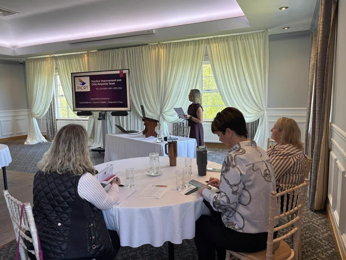 Lisa Stewart from Eastern GP Federation presenting at the Practice Managers Conference.