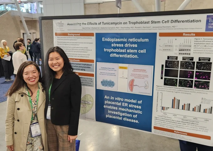Kay Chi Pua and Dr. Findley at poster session.