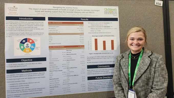 Claire Hockett presenting at PAS.