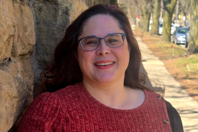 An Outstanding Adult Student Award winner who went back to school as an adult so she could serve on the Board of Education for her school district.