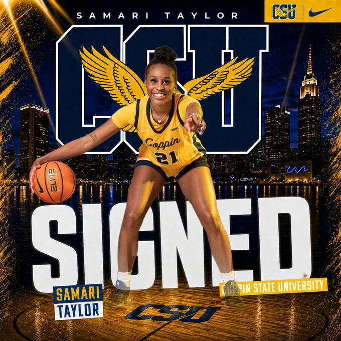 Samari Taylor has signed to play women's basketball at Coppin State