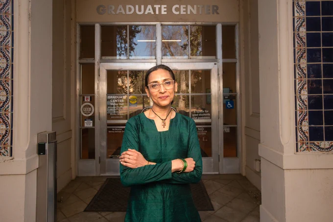Archana Venkatesan is a professor of religious studies and the faculty director of the GradPathways Institute. (Gregory Urquiaga/UC Davis).