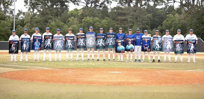 AC baseball players on sophomore day