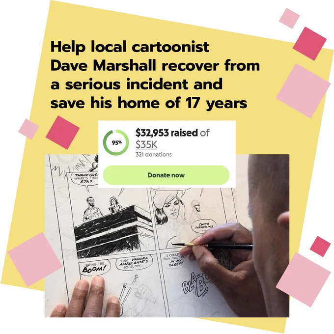 Help Dave Marshall recover from a serious accident and save his home of 17 years by donating and sharing his GFM.