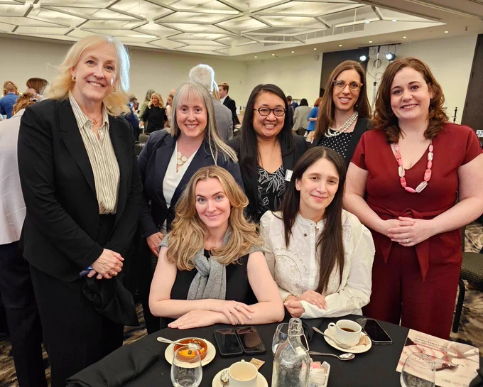 A group photo at the luncheon. 