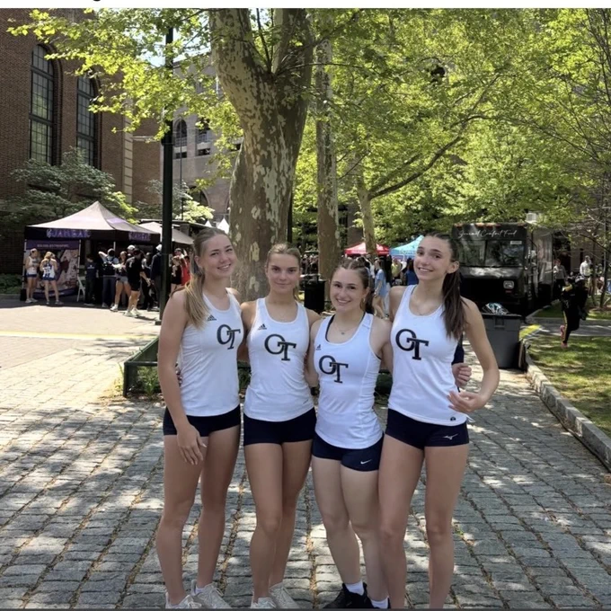 Penn Relays wheel winners in the 4x100