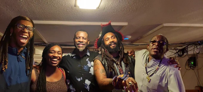 2. L to R - Isaiah Underwood; Amina Scott; Reginald Veal; Russell Hall; Herlin Riley
