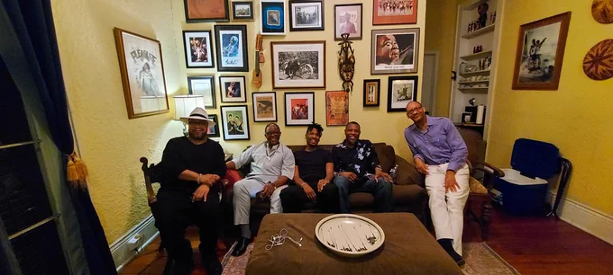 1. L to R - Nicholas Payton; Herlin Riley; Jon Batiste; Reginald Veal; Jason Marsalis